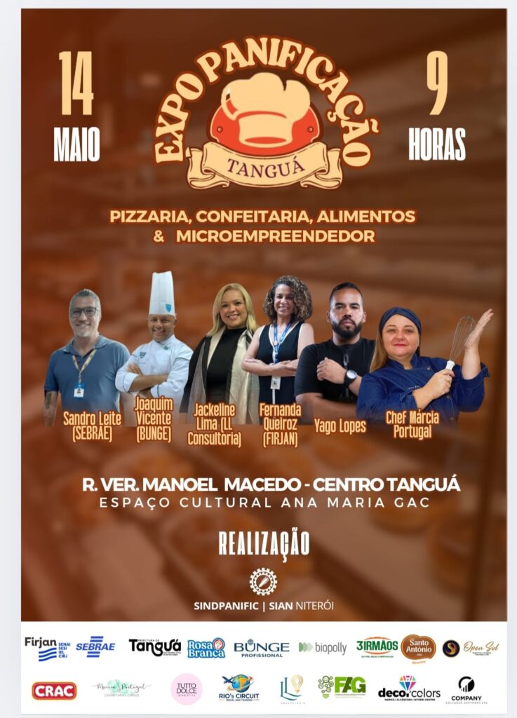EXPO PANIFICAÇÃO TANGUÁ – Confeitaria, Alimentos & Microempreendedor