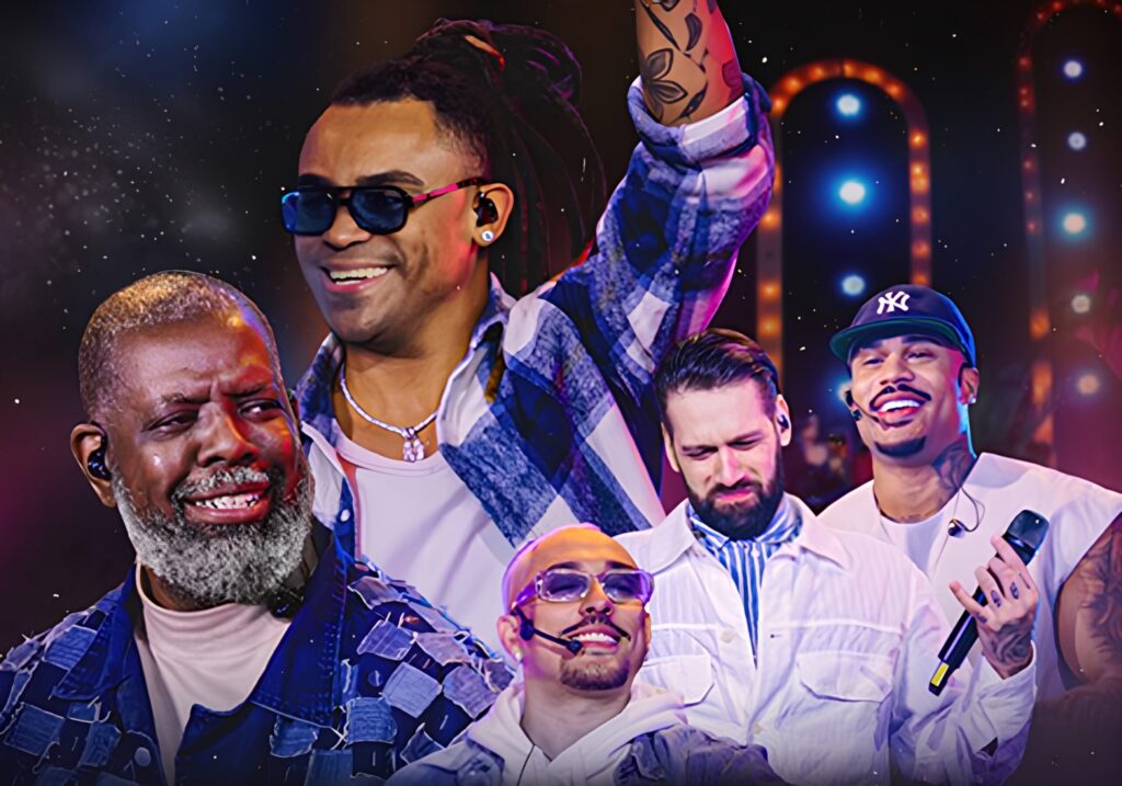 Hulk chega à Cidade do Galo com os filhos ao som de “Imparável”, do Akatu e Péricles