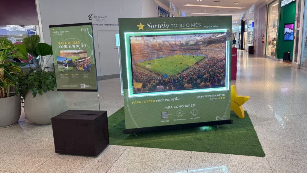 Em abril, Boulevard Shopping BH realiza sorteio de TVs 4K