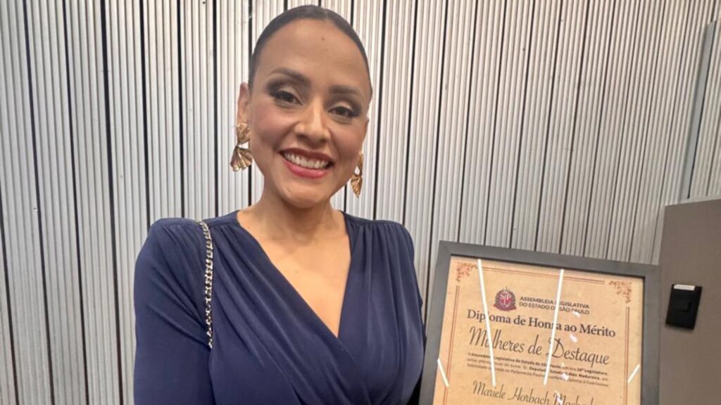 Chef e empresária Mariele Horbach é homenageada na Alesp e reforça protagonismo feminino na gastronomia
