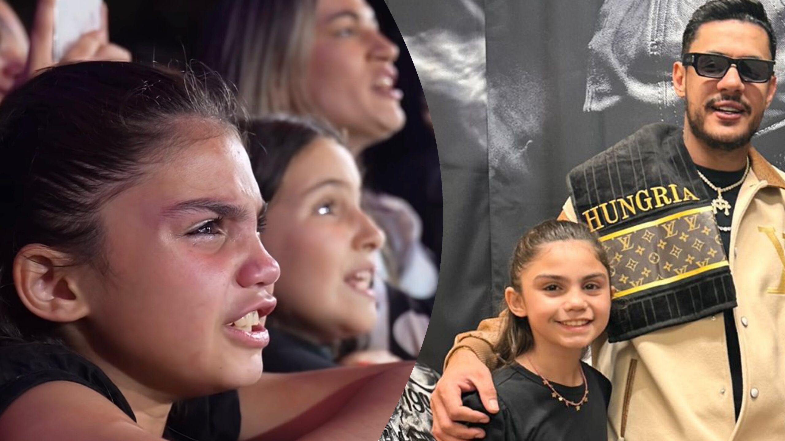 Emoção de fã mirim chama atenção de Hungria durante show e momento viraliza nas redes sociais