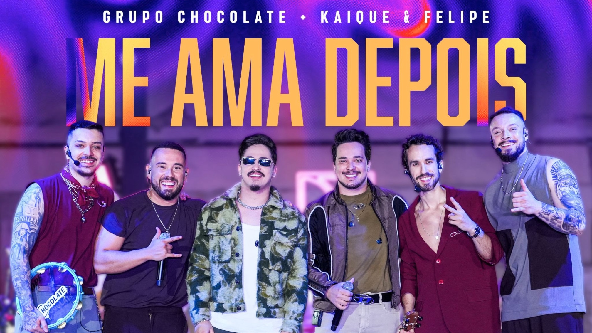 Grupo Chocolate lança “Me Ama Depois”, nova música de trabalho em parceria com Kaique & Felipe