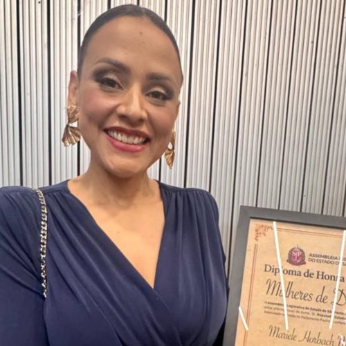 Chef e empresária Mariele Horbach é homenageada na Alesp e reforça protagonismo feminino na gastronomia